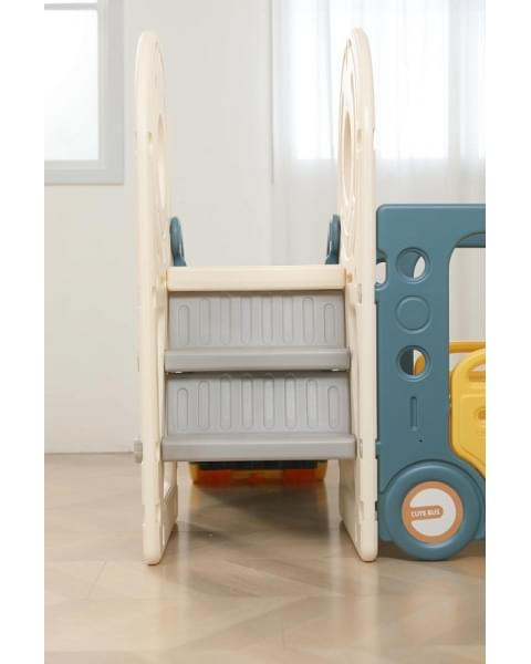 Игровой комплекс с горкой UNIX Kids Bus 171 см Yellow