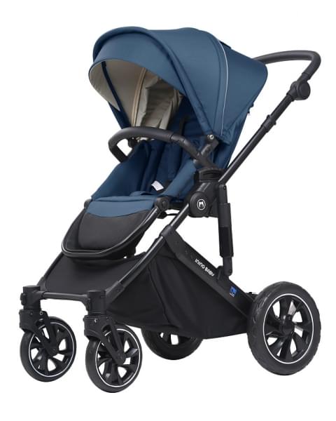 Детская коляска 2 в 1 IningBaby KR 340 blue