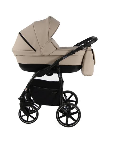 Детская коляска 3 в 1 Sevillababy Jamie латте экокожа