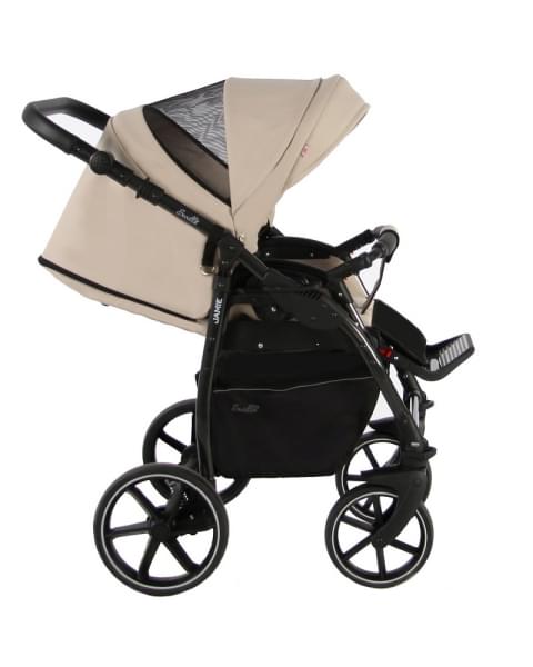 Детская коляска 3 в 1 Sevillababy Jamie латте экокожа