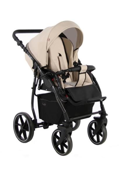 Детская коляска 3 в 1 Sevillababy Jamie латте экокожа