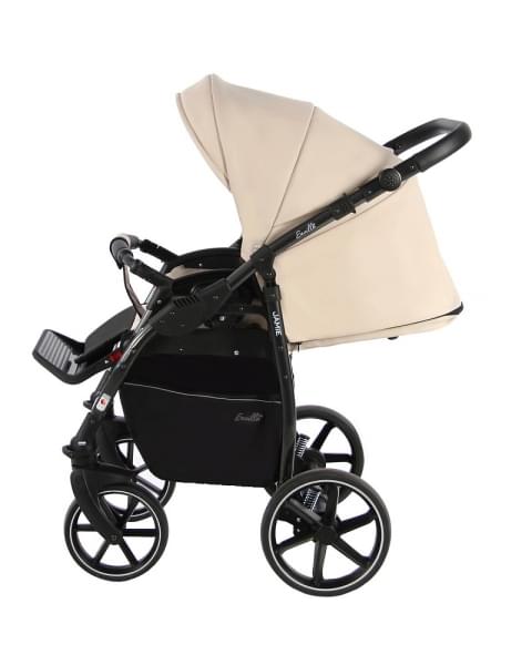 Детская коляска 3 в 1 Sevillababy Jamie латте экокожа