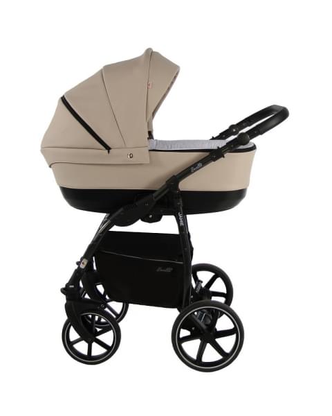 Детская коляска 3 в 1 Sevillababy Jamie латте экокожа