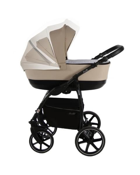 Детская коляска 3 в 1 Sevillababy Jamie латте экокожа