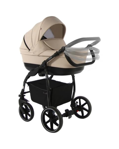 Детская коляска 3 в 1 Sevillababy Jamie латте экокожа