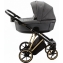 Детская коляска Adamex Belissa Special Edition 3 в 1 B-PS562 (Т.СЕР ЗОЛОТ.РАМ)