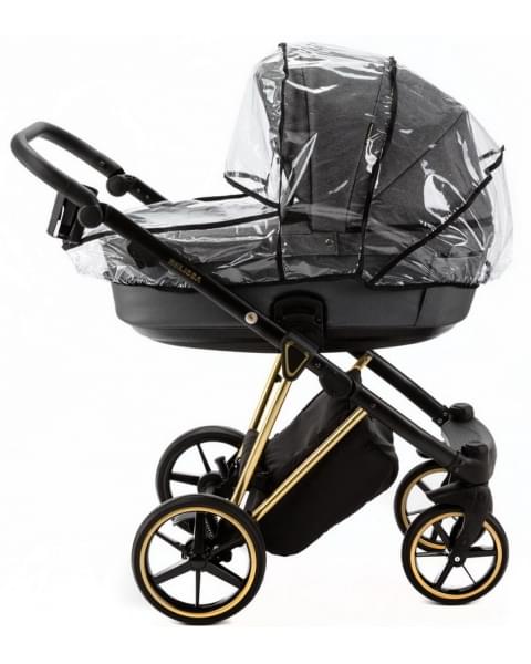 Детская коляска Adamex Belissa Special Edition 3 в 1 B-PS562 (Т.СЕР ЗОЛОТ.РАМ)