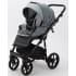 Детская коляска Adamex Bibione 3 в 1 BI-PS72 (СЕРЫЙ+СЕРО-ЗЕЛЕН.КОЖА)