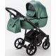 Детская коляска Adamex Bibione Deluxe 3 в 1 BI-SM01 (ЗЕЛЕН.ПЕРЛ.ПЕРФ.КОЖА)