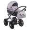 Детская коляска классическая Adamex Chantal Retro 2 в 1 C202 (св.серый )