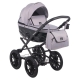 Детская коляска классическая Adamex Chantal Retro 2 в 1 C202 (св.серый )