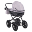 Детская коляска классическая Adamex Chantal Retro 2 в 1 C202 (св.серый )