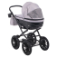 Детская коляска классическая Adamex Chantal Retro 2 в 1 C202 (св.серый )