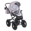 Детская коляска классическая Adamex Chantal Retro 2 в 1 C202 (св.серый )