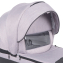 Детская коляска классическая Adamex Chantal Retro 2 в 1 C202 (св.серый )