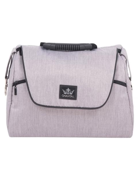 Детская коляска классическая Adamex Chantal Retro 2 в 1 C202 (св.серый )