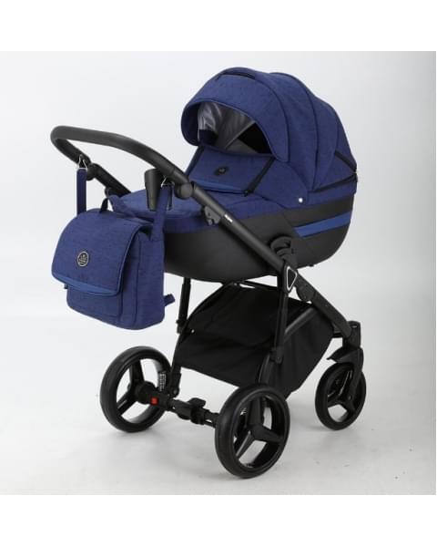 Детская коляска Adamex Cortina 2 в 1 CT-224 (РОЗОВ+СЛИВА.ПЕРФ.КОЖА)