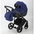 Детская коляска Adamex Cortina 2 в 1 CT-224 (РОЗОВ+СЛИВА.ПЕРФ.КОЖА)