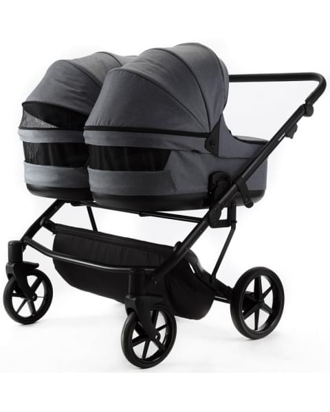 Детская коляска Adamex Leo Duo 2 в 1 TK60 TIP (СЕРЫЙ)