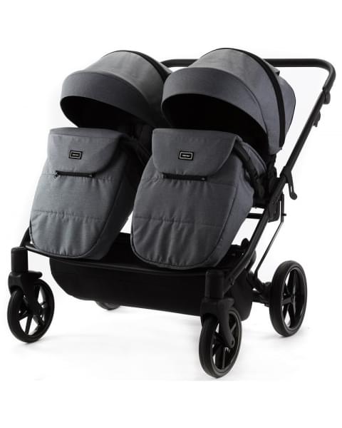 Детская коляска Adamex Leo Duo 2 в 1 TK60 TIP (СЕРЫЙ)