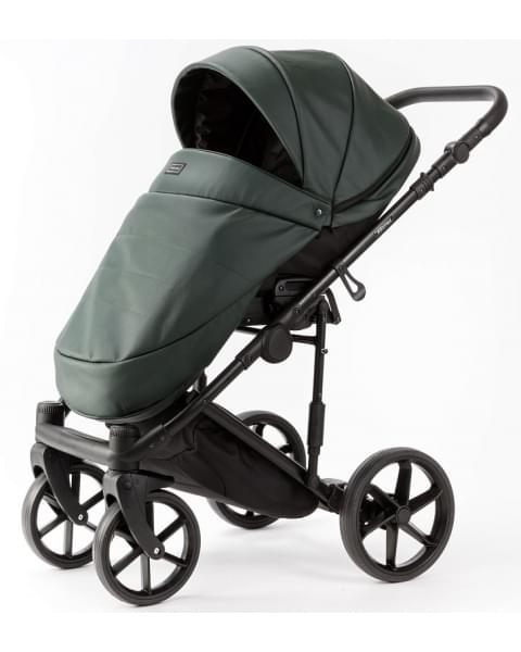 Детская коляска Adamex Locco Light Deluxe 3 в 1 LL-SA29 (Т.ЗЕЛЕНАЯ КОЖА)