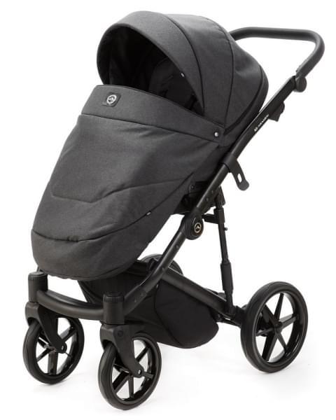 Детская коляска Adamex Mobi 2 в 1 M-TK79 (ЧЕРНЫЙ)