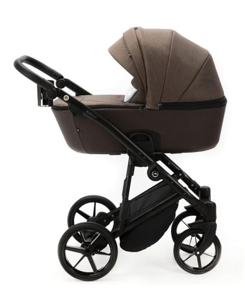 Детская коляска Adamex Mobi 3 в 1 M-PS97 (ШОКОЛАД+ШОКОЛАД КОЖА)