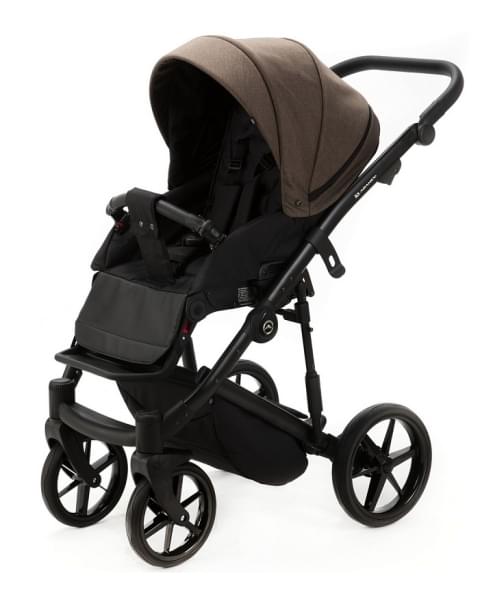 Детская коляска Adamex Mobi 3 в 1 M-PS97 (ШОКОЛАД+ШОКОЛАД КОЖА)