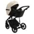 Детская коляска Adamex Mobi Deluxe 2 в 1 M-SD23 (СВЕТЛО-БЕЖЕВЫ+ЧЕРНАЯ КОЖА)