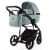 Детская коляска Adamex Mobi New 3 в 1 MN-TK27 TIP (СЕРО-ЗЕЛЕНЫЙ)