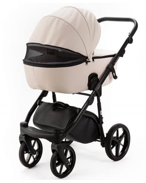 Детская коляска Adamex Nola Deluxe 3 в 1 N-SA07 (СВ.БЕЖ. КОЖА)