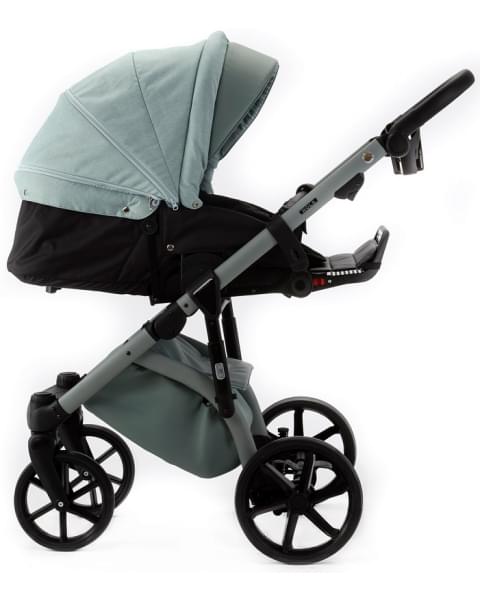 Детская коляска Adamex Nola Natura 2 в 1 N-8-MINT (МЯТА + МЯТА КОЖА)