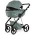 Детская коляска Adamex Quantum Superstar Deluxe 2 в 1 Q-STAR150-K (СЕРО-ЗЕЛЕН.КОЖА+СЕРО-ЗЕЛЕН.ДНО+ХРОМ.РАМА)
