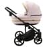 Детская коляска Adamex Rimini 2 в 1 RI101 СВ.РОЗОВ+СВ.РОЗОВ.КОЖА+ЗОЛОТО.ОТДЕЛКА