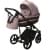 Детская коляска Adamex Rimini 2 в 1 RI14A (СЕРО-РОЗОВ+СЛИВА.ПЕРФ.КОЖА)