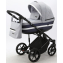 Детская коляска Adamex Rimini Deluxe 2 в 1 RI245 РОЗОВ.КОЖА+ СЕРЕБР.ОТДЕЛКА