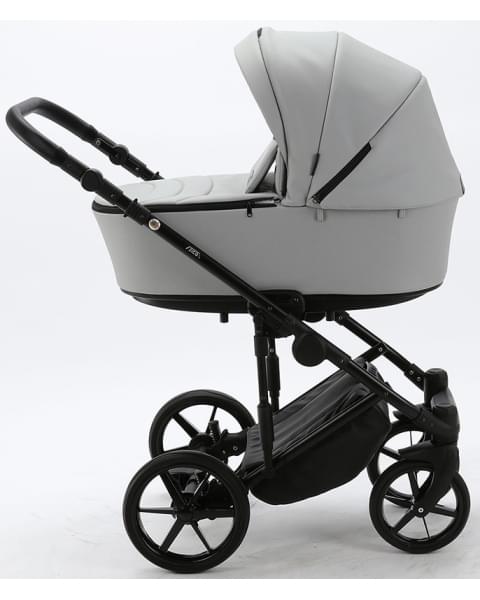 Детская коляска Adamex Zico Deluxe 2 в 1 Z-SA03 СВ.СЕР. КОЖА