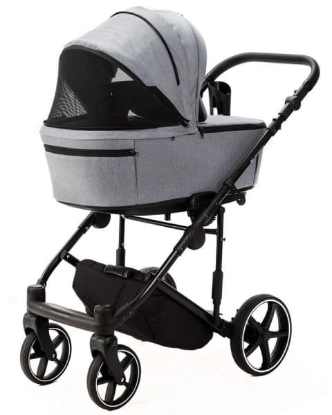 Детская коляска Adamex Zico New 2 в 1 ZN-TK60 TIP (СЕРЫЙ)