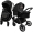 Детская коляска AmaroBaby Motus V2 2 в 1 черный
