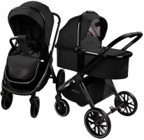 Детская коляска AmaroBaby Motus V2 2 в 1 черный