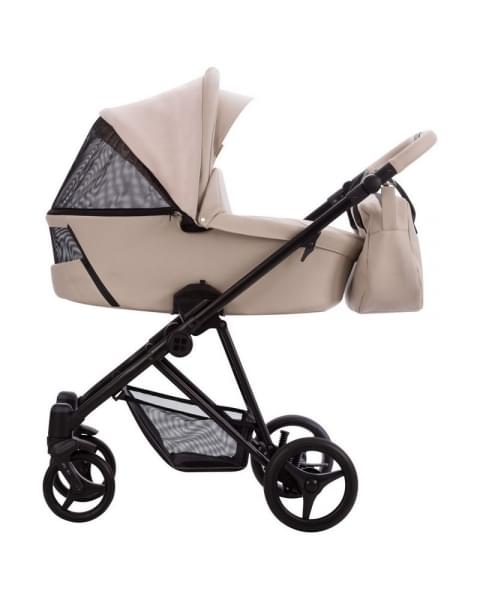 Детская коляска Bebetto Yoddi Pro 2 в 1 01 св.бежевая кожа