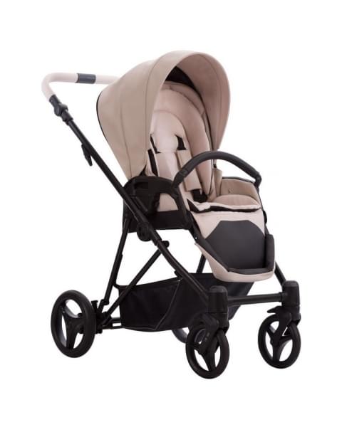 Детская коляска Bebetto Yoddi Pro 2 в 1 01 св.бежевая кожа