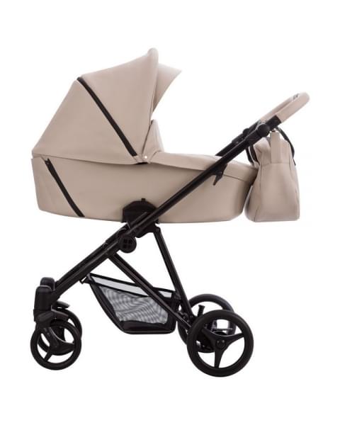 Детская коляска Bebetto Yoddi Pro 2 в 1 01 св.бежевая кожа