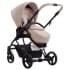 Детская коляска Bebetto Yoddi Pro 2 в 1 01 св.бежевая кожа