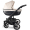 Детская коляска Bexa Ideal Eco 2 в 1 IE02 черный+св.бежевая кожа
