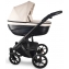 Детская коляска Bexa Ideal Eco 2 в 1 IE02 черный+св.бежевая кожа