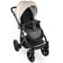 Детская коляска Bexa Ideal Eco 2 в 1 IE02 черный+св.бежевая кожа