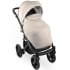 Детская коляска Bexa Ideal Eco 2 в 1 IE02 черный+св.бежевая кожа
