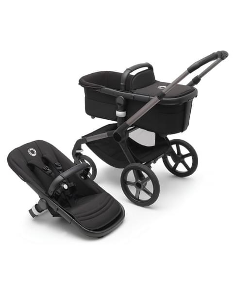 Детская коляска Bugaboo Fox 5 2 в 1 Graphite/Midnight Black/Sunrise Red