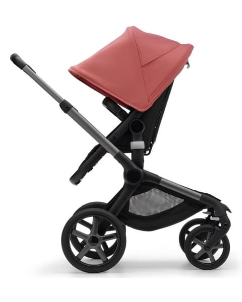 Детская коляска Bugaboo Fox 5 2 в 1 Graphite/Midnight Black/Sunrise Red